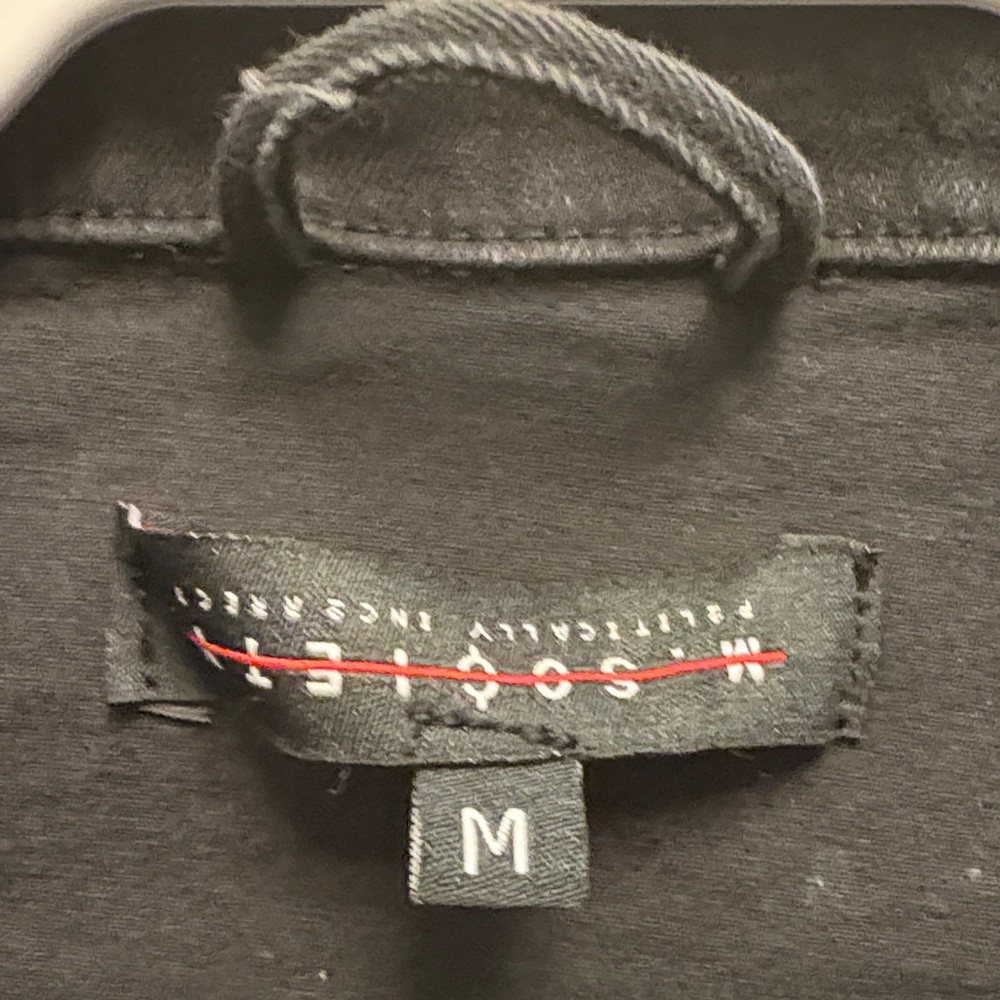 Black Jean Jacket with Multicolor Splash Multi Color Details - Picture 2 of 7